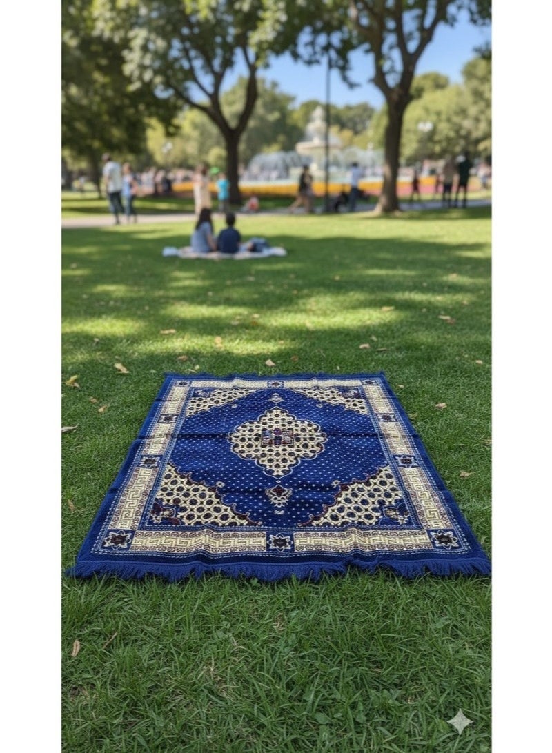 Excellent velvet carpets and rugs, padded and soft to the touch, with beautiful 3D patterns a ground seating mat for trips, camping, hiking, and wilderness, a luxurious rug, size 300x200 cm